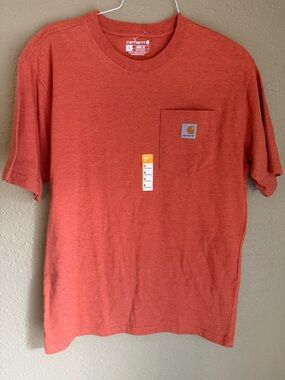 Carhartt Orange Short Sleeve Pocket Tee